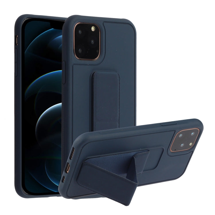 For iPhone 12 Pro Max Shockproof PC + TPU Protective Case with Wristband & Holder