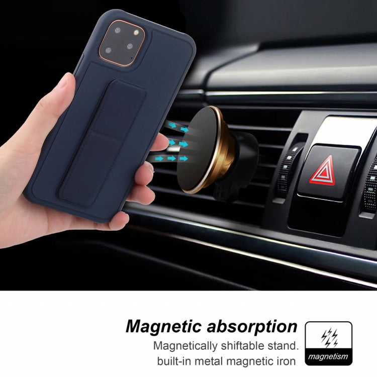 For iPhone 12 Pro Max Shockproof PC + TPU Protective Case with Wristband & Holder