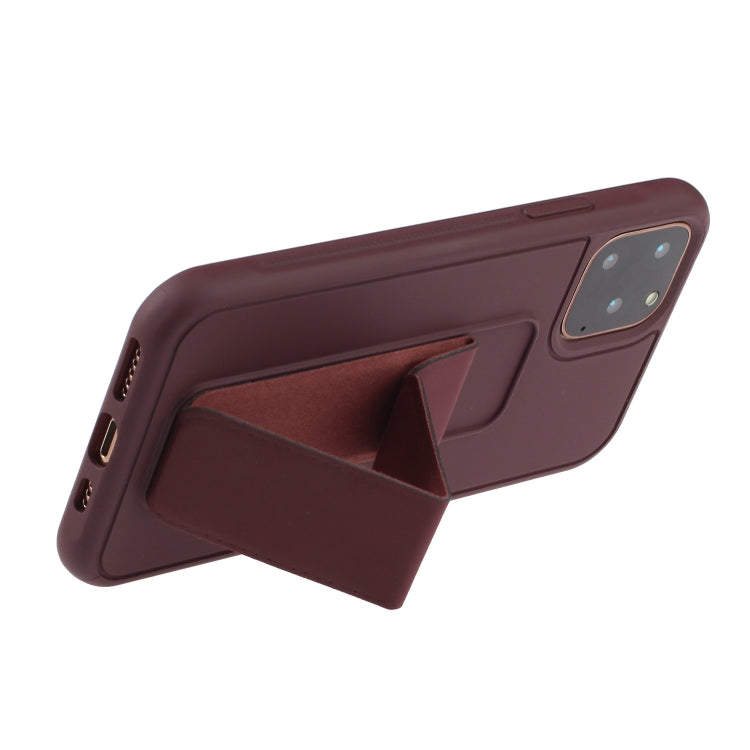 For iPhone 12 Pro Max Shockproof PC + TPU Protective Case with Wristband & Holder