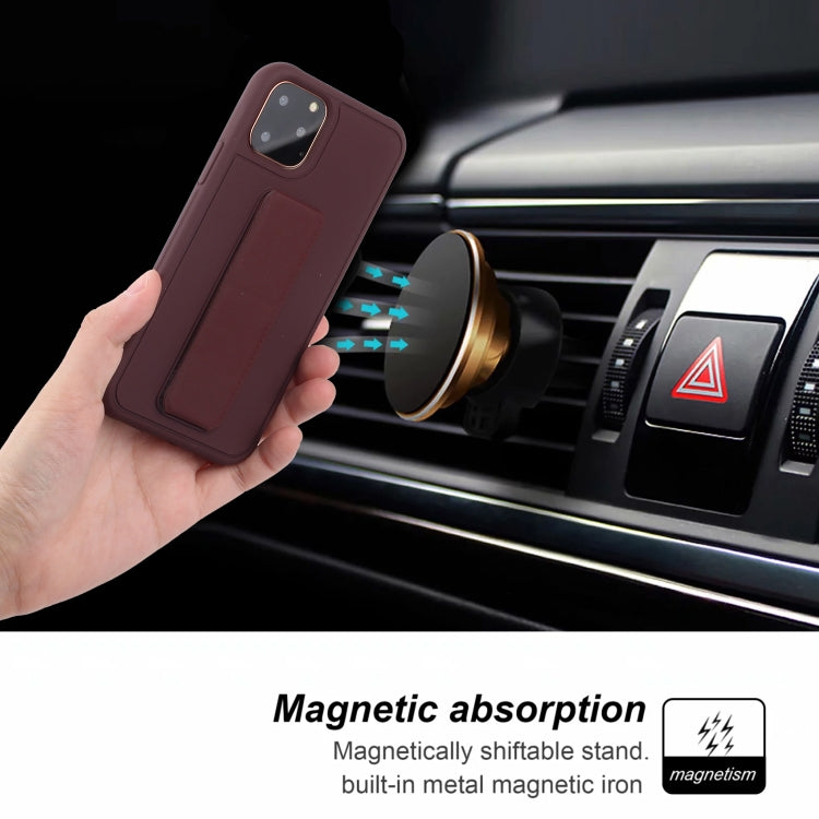 For iPhone 12 Pro Max Shockproof PC + TPU Protective Case with Wristband & Holder