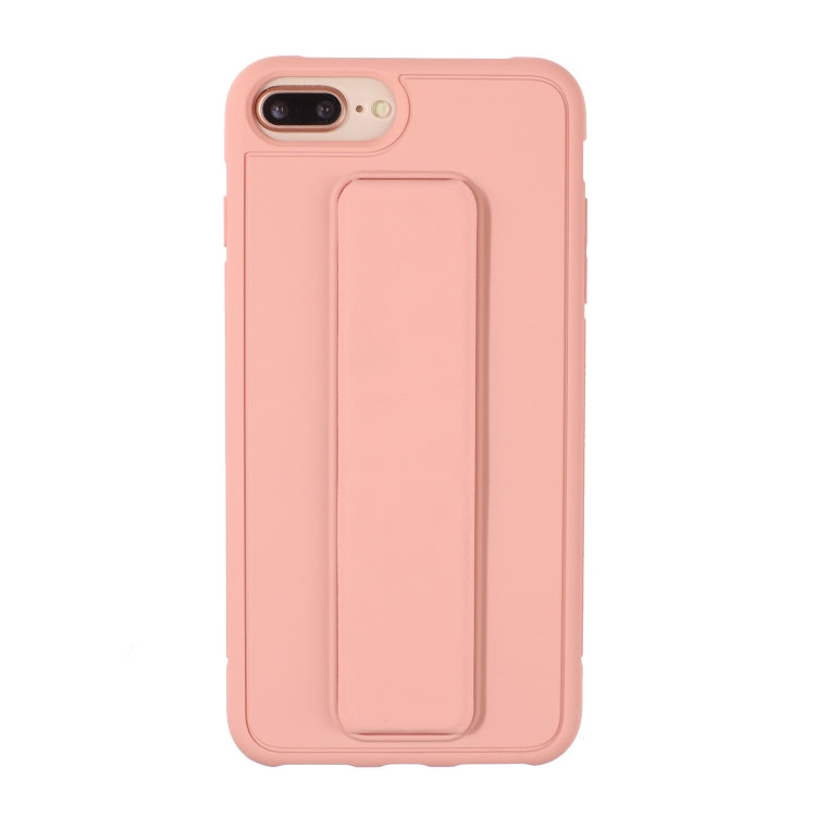 For iPhone SE 2022 / SE 2020 / 8 / 7 Shockproof PC + TPU Protective Case with Wristband & Holder