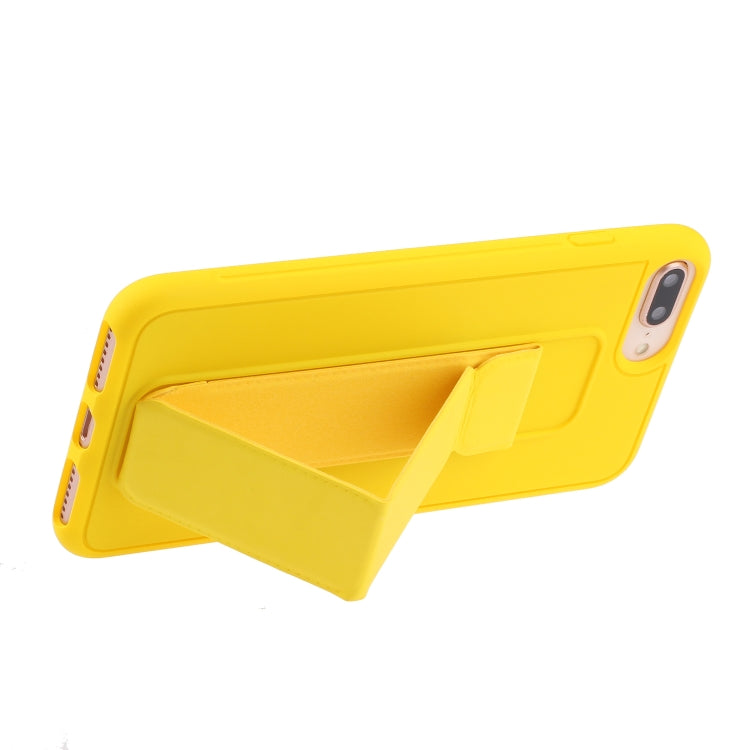 For iPhone SE 2022 / SE 2020 / 8 / 7 Shockproof PC + TPU Protective Case with Wristband & Holder