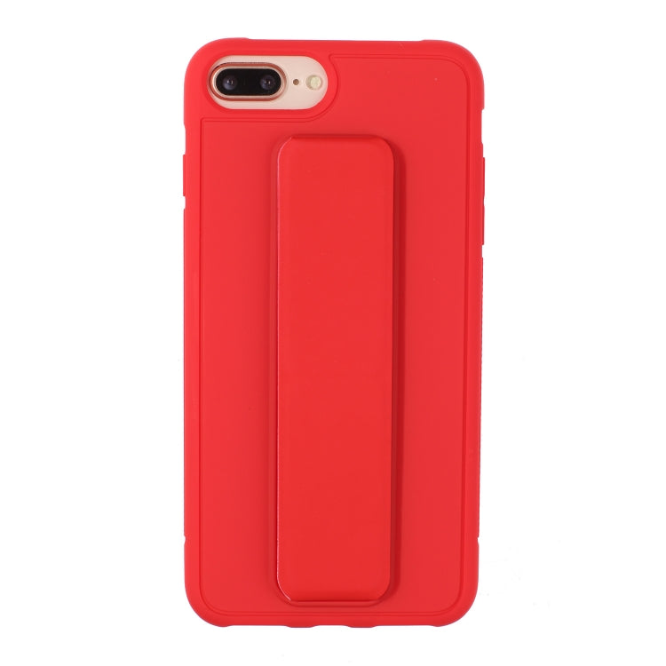 For iPhone SE 2022 / SE 2020 / 8 / 7 Shockproof PC + TPU Protective Case with Wristband & Holder