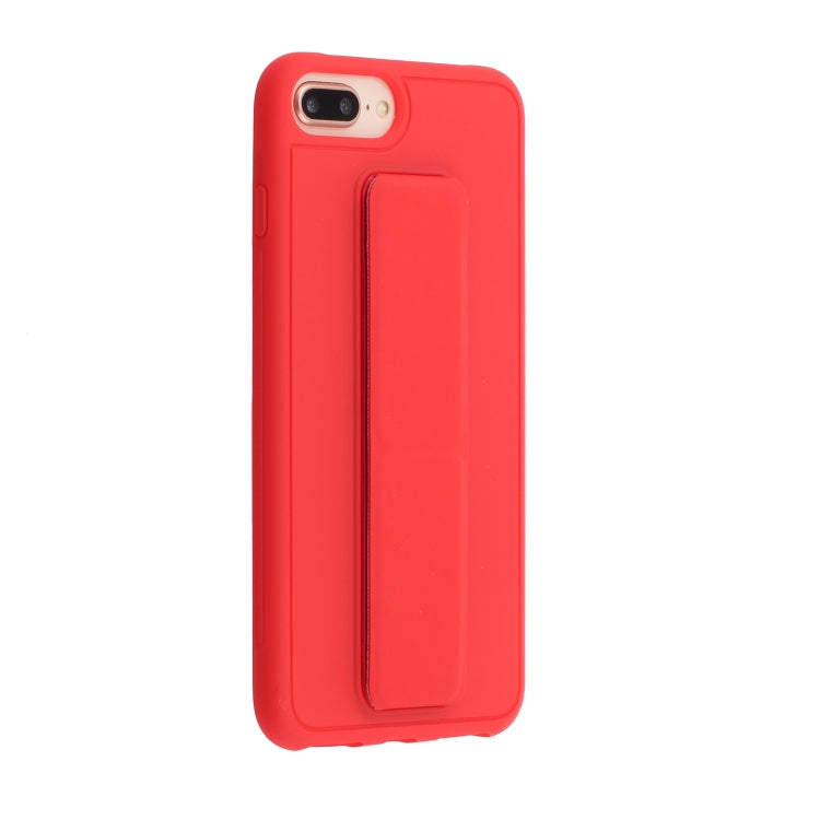For iPhone SE 2022 / SE 2020 / 8 / 7 Shockproof PC + TPU Protective Case with Wristband & Holder