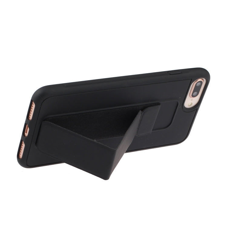For iPhone SE 2022 / SE 2020 / 8 / 7 Shockproof PC + TPU Protective Case with Wristband & Holder