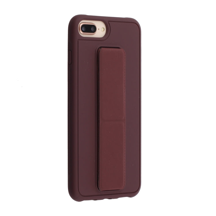 For iPhone SE 2022 / SE 2020 / 8 / 7 Shockproof PC + TPU Protective Case with Wristband & Holder