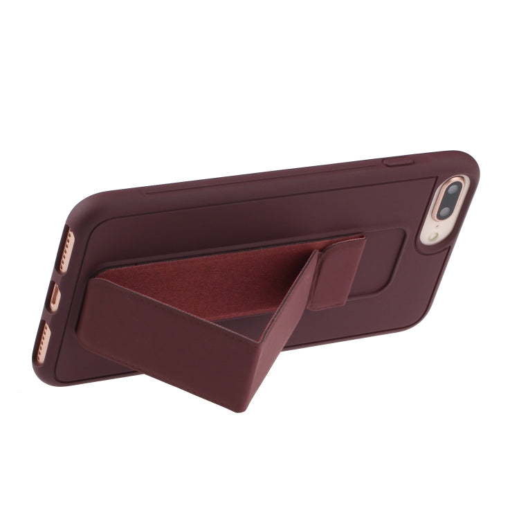 For iPhone SE 2022 / SE 2020 / 8 / 7 Shockproof PC + TPU Protective Case with Wristband & Holder