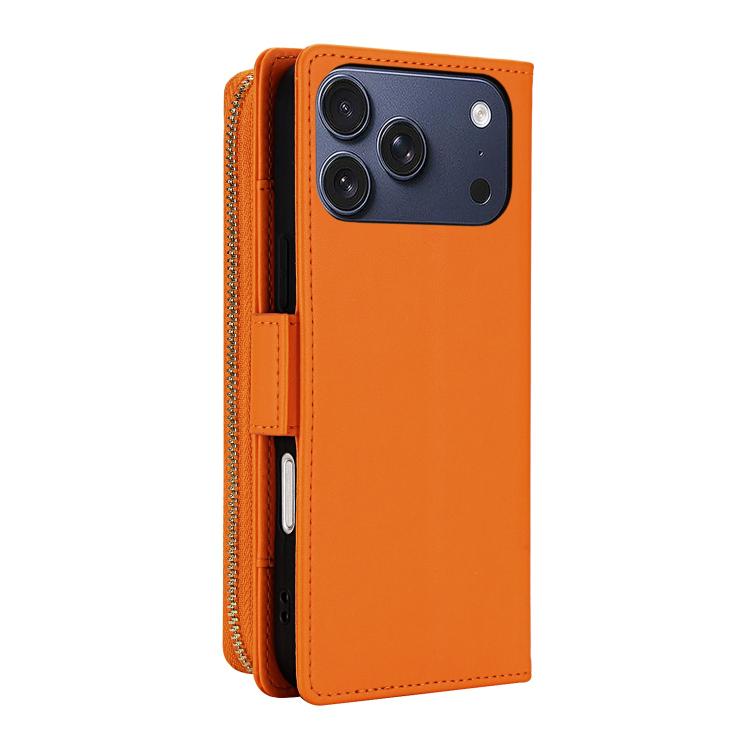 For iPhone 17 Pro Max Crossbody Diamond Lattice Zipper Wallet RFID Vegan Leather Phone Case