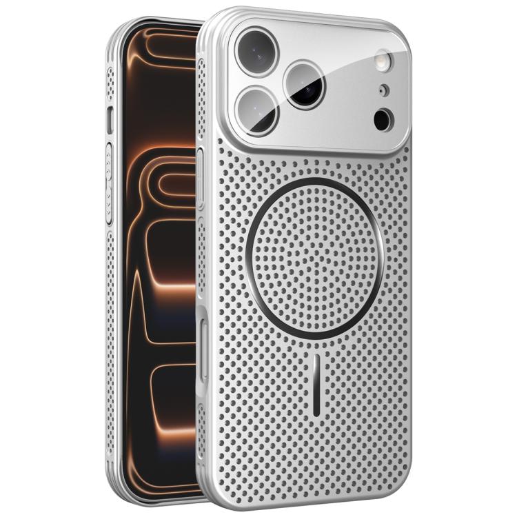 For iPhone 17 Pro Max Ice Armor Cooling Magnetic Airbag Shockproof Phone Case