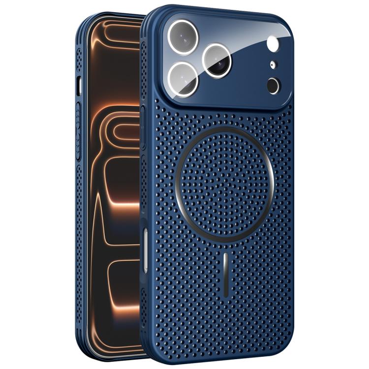 For iPhone 17 Pro Ice Armor Cooling Magnetic Airbag Shockproof Phone Case