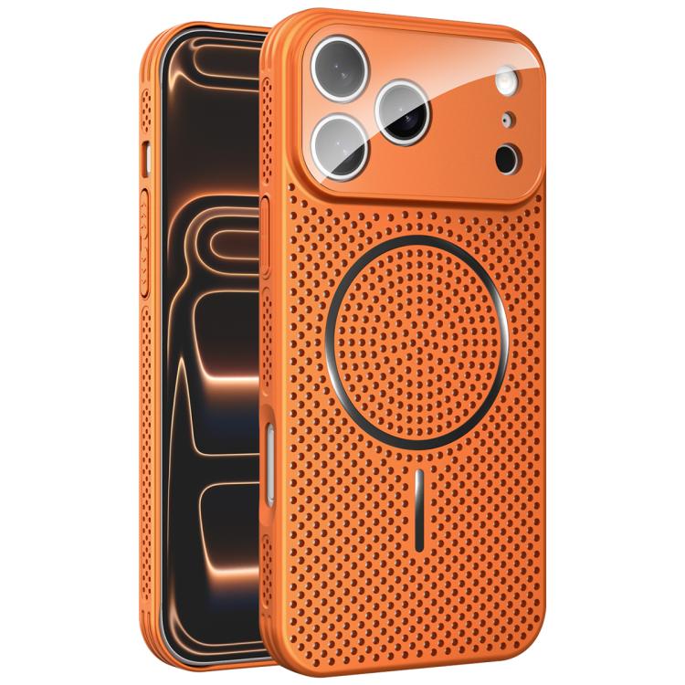 For iPhone 17 Pro Ice Armor Cooling Magnetic Airbag Shockproof Phone Case