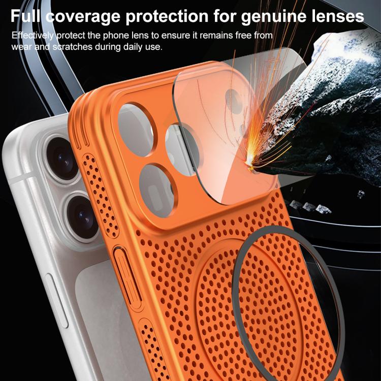 For iPhone 17 Pro Max Ice Armor Cooling Magnetic Airbag Shockproof Phone Case