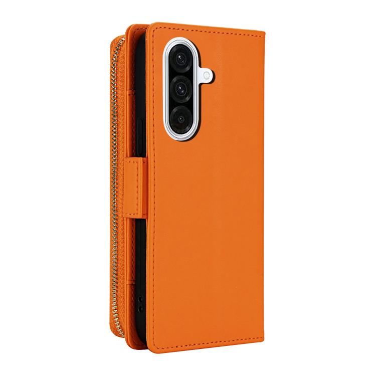 For Samsung Galaxy A36 / A37 / A56 5G Crossbody Diamond Lattice Zipper Wallet RFID Vegan Leather Phone Case
