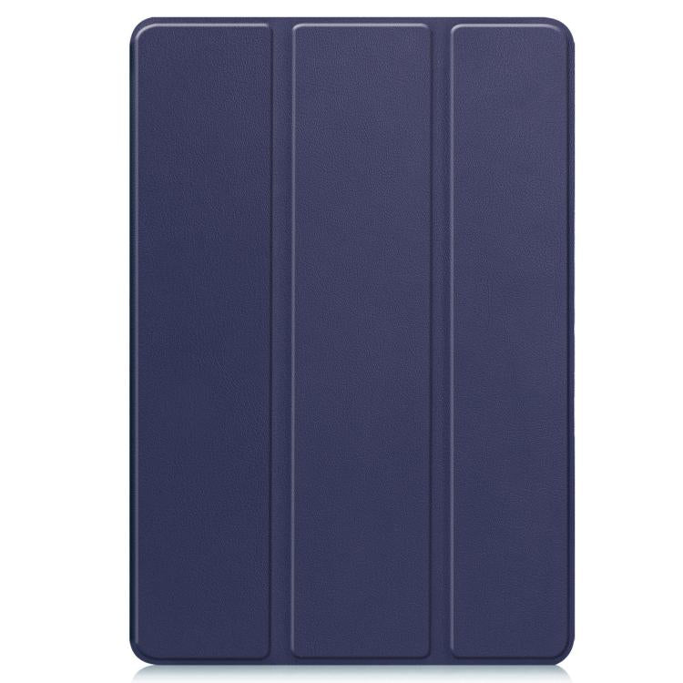For Lenovo Idea Tab Pro Gen2 13.0 Custer TPU Pure Color 3-Fold Holder Smart Leather Tablet Case with Pen Tray
