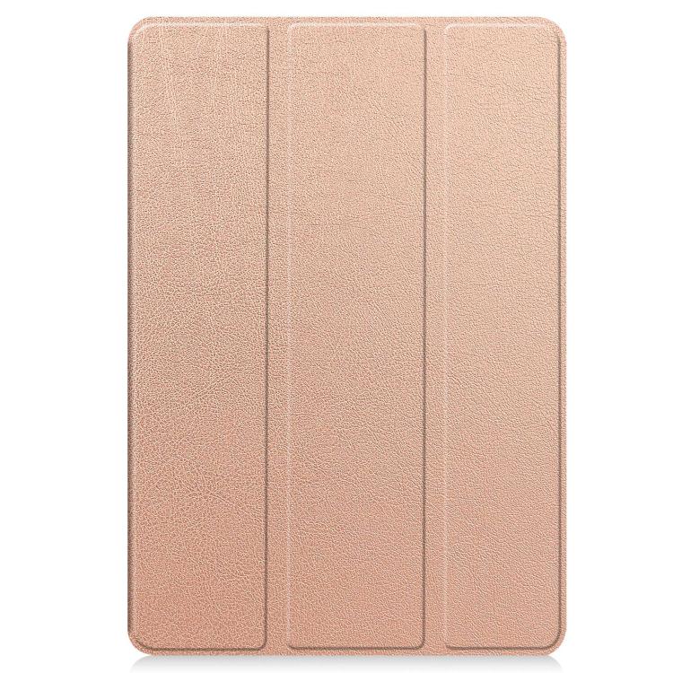 For Lenovo Idea Tab Pro Gen2 13.0 Custer TPU Pure Color 3-Fold Holder Smart Leather Tablet Case with Pen Tray