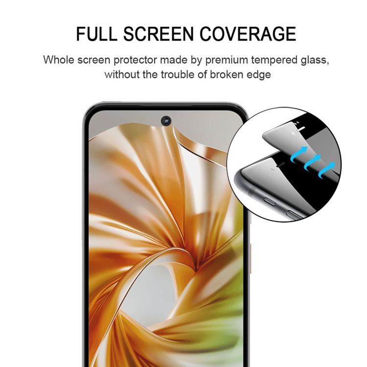 For ZTE nubia Focus 2 5G Full Glue Screen Tempered Glass Film