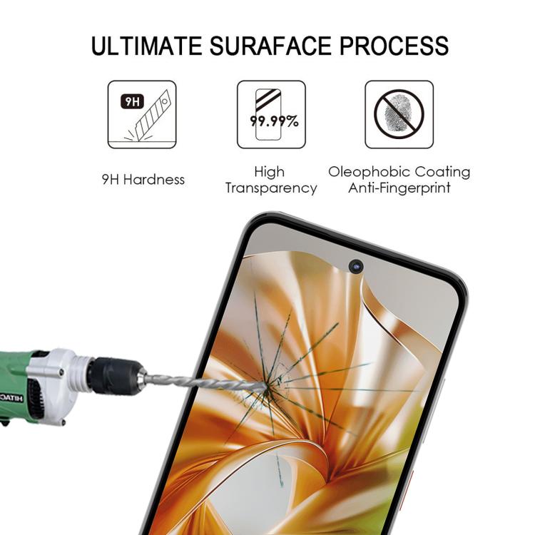 For ZTE nubia Focus 2 5G Full Glue Screen Tempered Glass Film