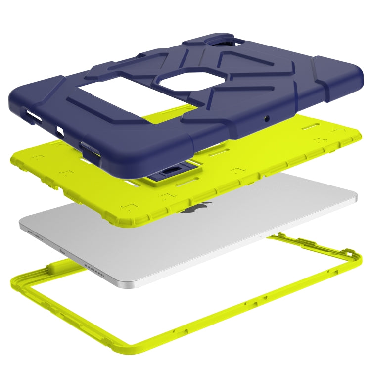 LT-T Contrast Color Shockproof Silicone + PC Protective Case with Holder For iPad Air 2022 / 2020 10.9