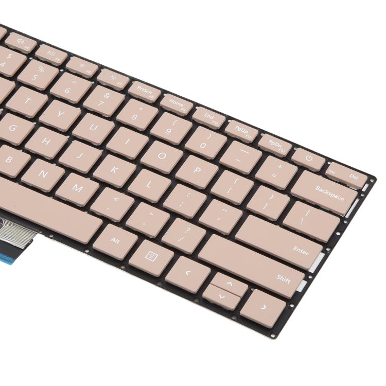 For Microsoft Surface Laptop 3 / 4 US Version Laptop Keyboard - Gold