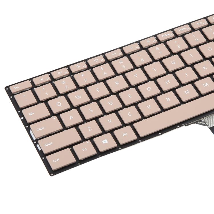 For Microsoft Surface Laptop 3 / 4 US Version Laptop Keyboard - Gold