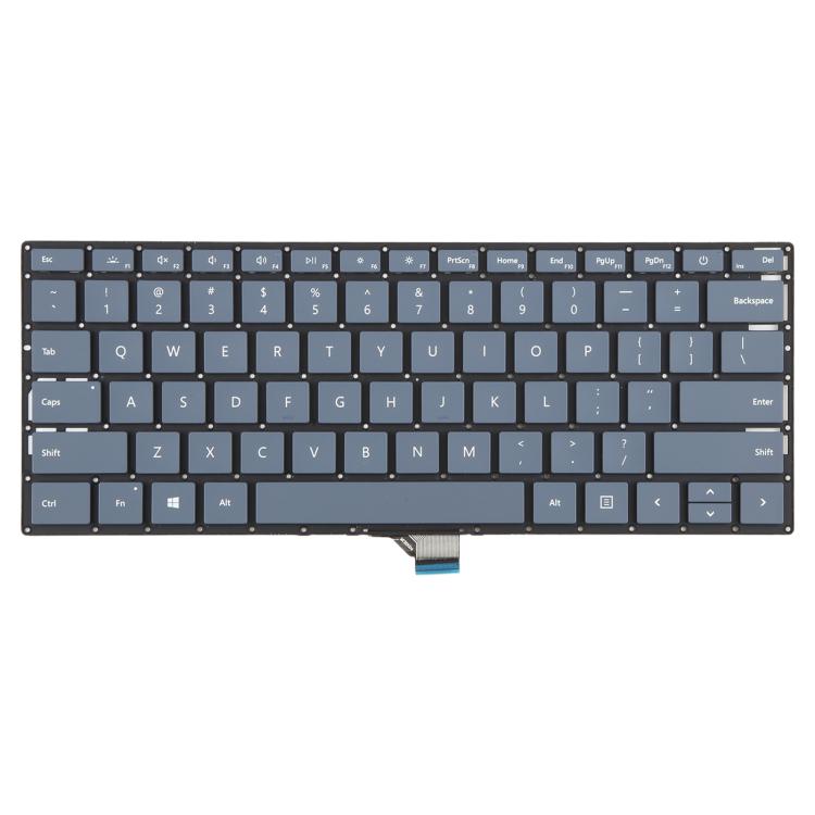 For Microsoft Surface Laptop 4 US Version Laptop Keyboard - Ice Blue