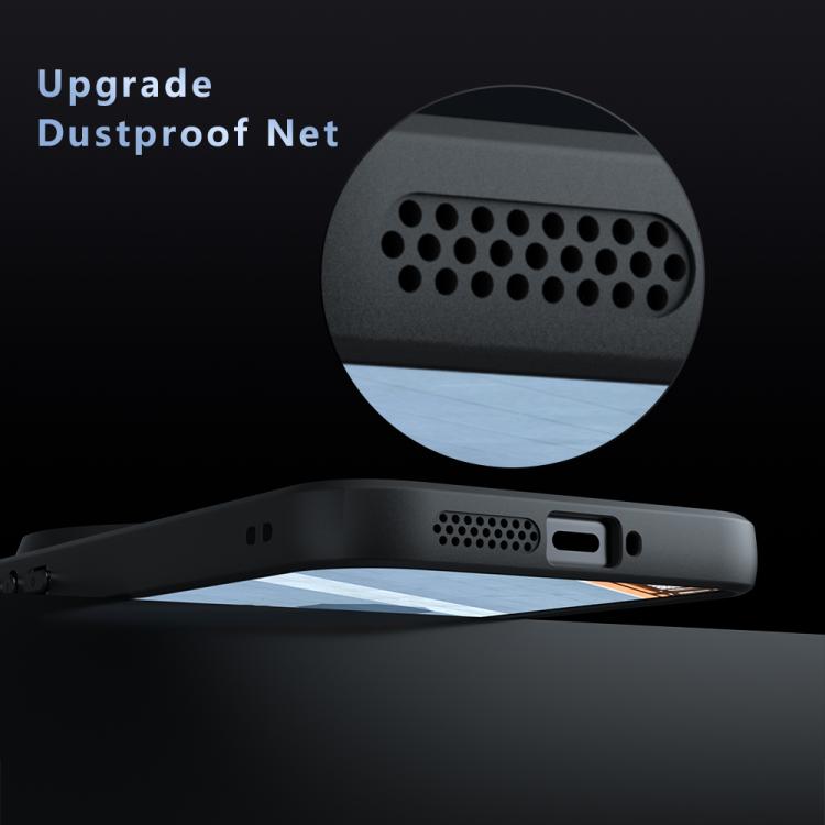 For Xiaomi 17 Ultra Armor Magnetic Holder PC Hybrid TPU Phone Case - Frosted Black