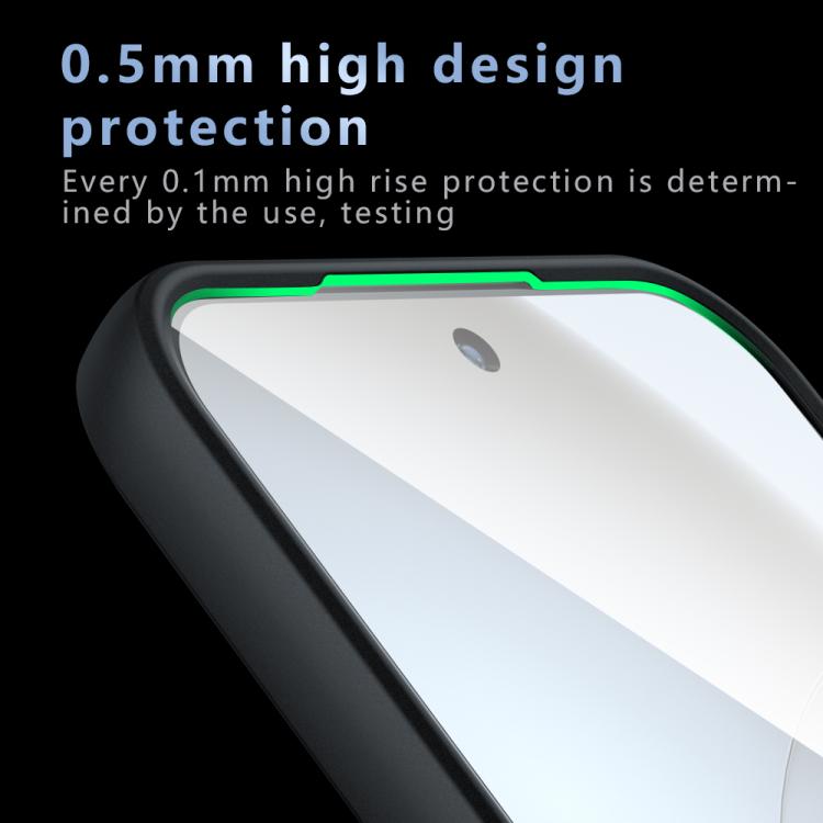 For Realme GT 8 Pro Global Armor Magnetic Holder PC Hybrid TPU Phone Case - Frosted Black