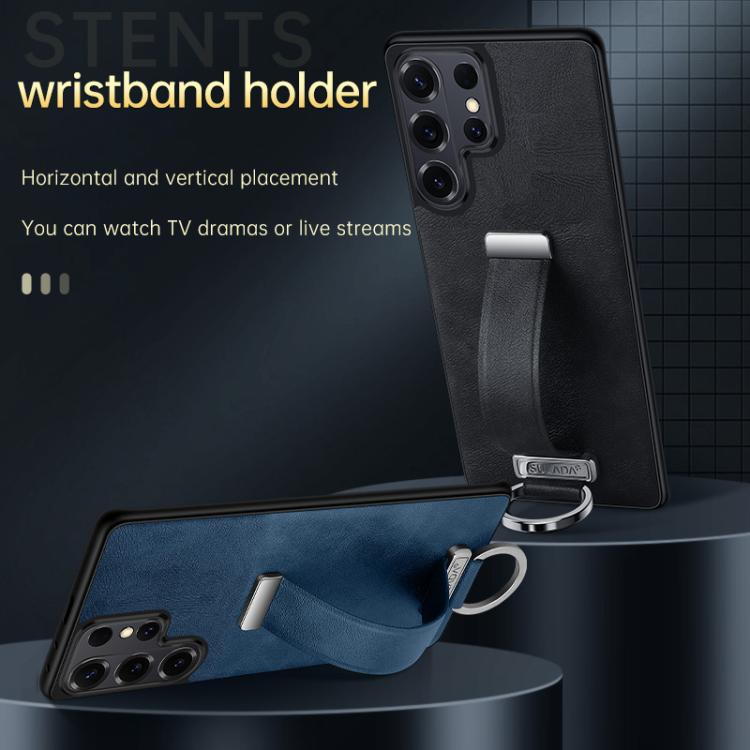 For Samsung Galaxy S26 Ultra 5G SULADA PC Hybrid Leather Texture Skin Feel Shockproof Phone Case