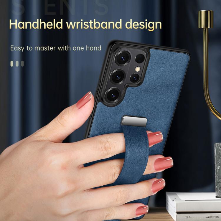 For Samsung Galaxy S26+ 5G SULADA PC Hybrid Leather Texture Skin Feel Shockproof Phone Case