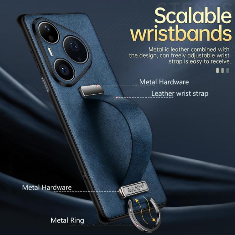 For Huawei Pura 90 Pro Max 5G SULADA PC Hybrid Leather Texture Skin Feel Precise Hole Phone Case