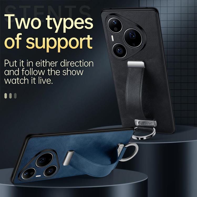 For Huawei Pura 90 Pro Max 5G SULADA PC Hybrid Leather Texture Skin Feel Precise Hole Phone Case