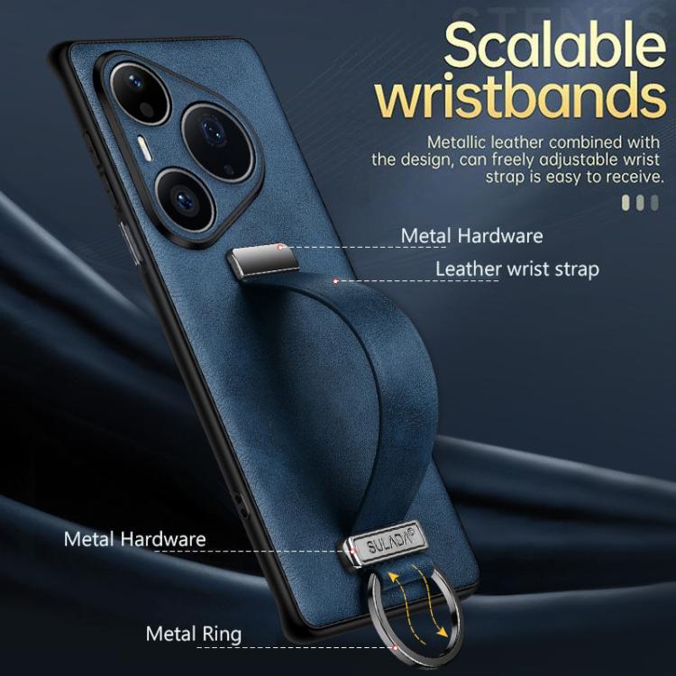 For Huawei Pura 90 Pro Max 5G SULADA PC Hybrid Leather Texture Skin Feel Precise Hole Phone Case