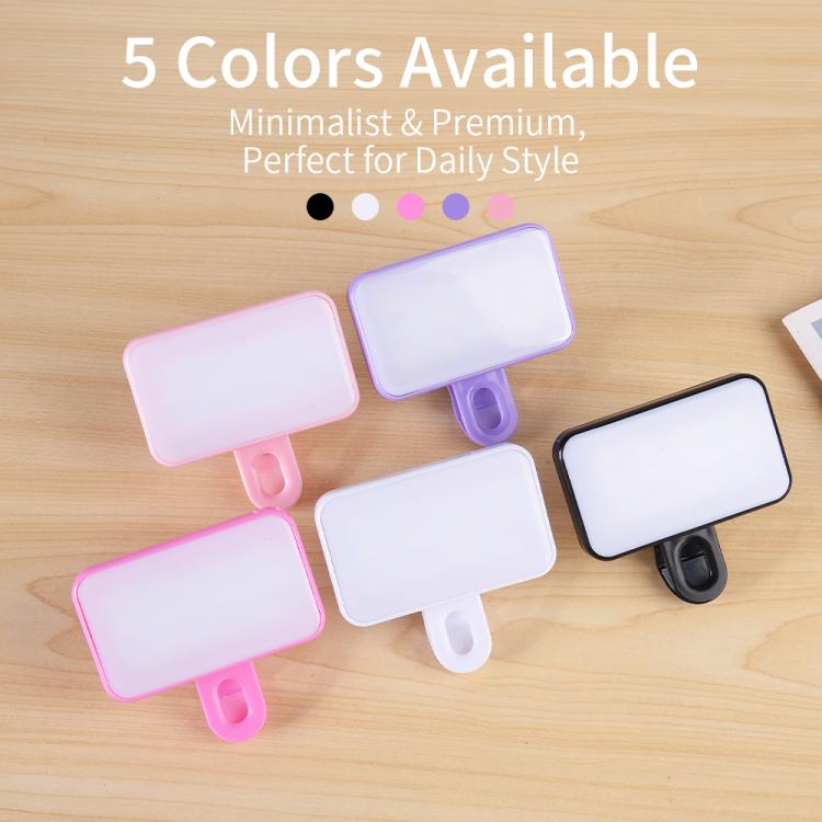 Portable Mini Fill Light with Clip 150mAh No Charging Cable