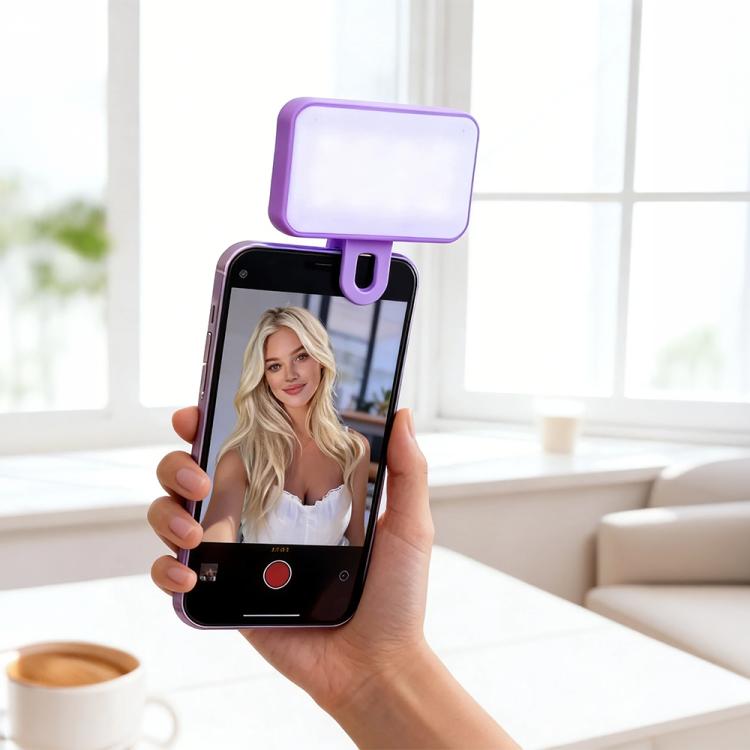 Portable Mini Fill Light with Clip 150mAh No Charging Cable