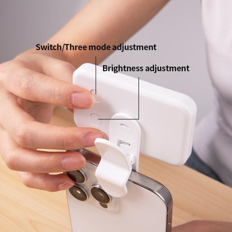 Portable Mini Fill Light with Clip 150mAh No Charging Cable