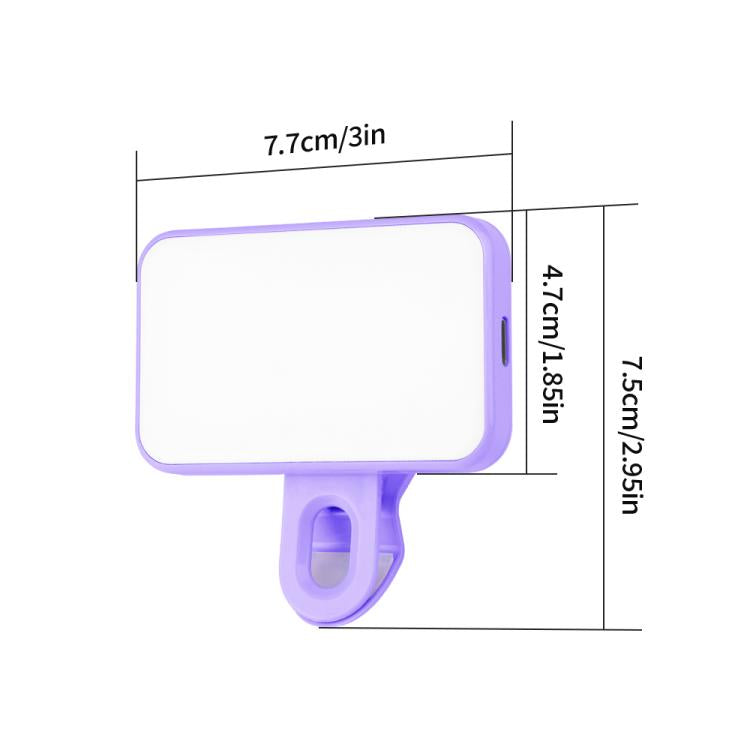 Portable Mini Fill Light with Clip 150mAh No Charging Cable