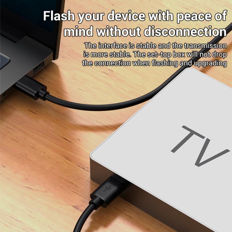 WG135 USB 3.0 Male to Male Bi-directional External Hard Drive Enclosure Data Cable, Length:2m - Black