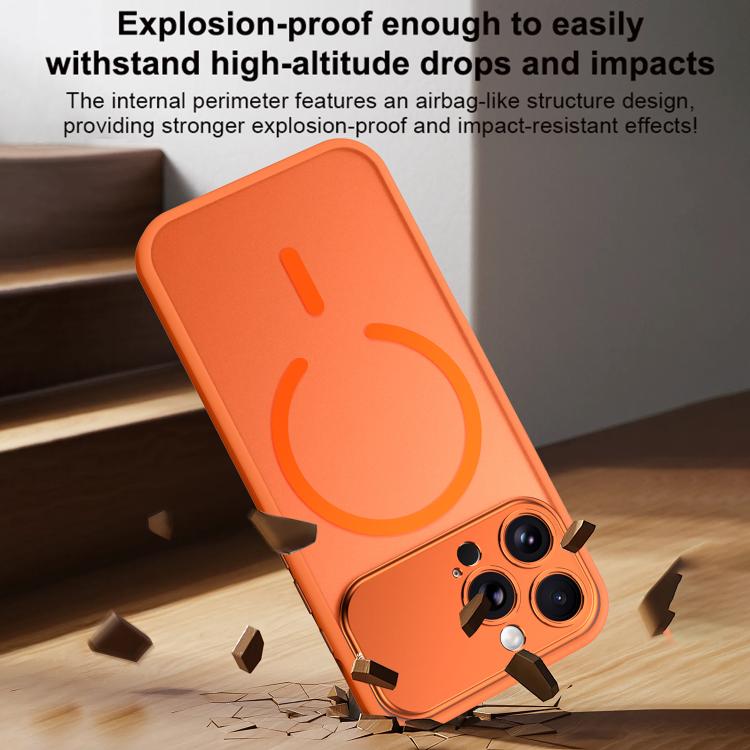 For iPhone 17 Pro SULADA Transforms Into 17 Pro Semi-Transparent Matte Magnetic Phone Case