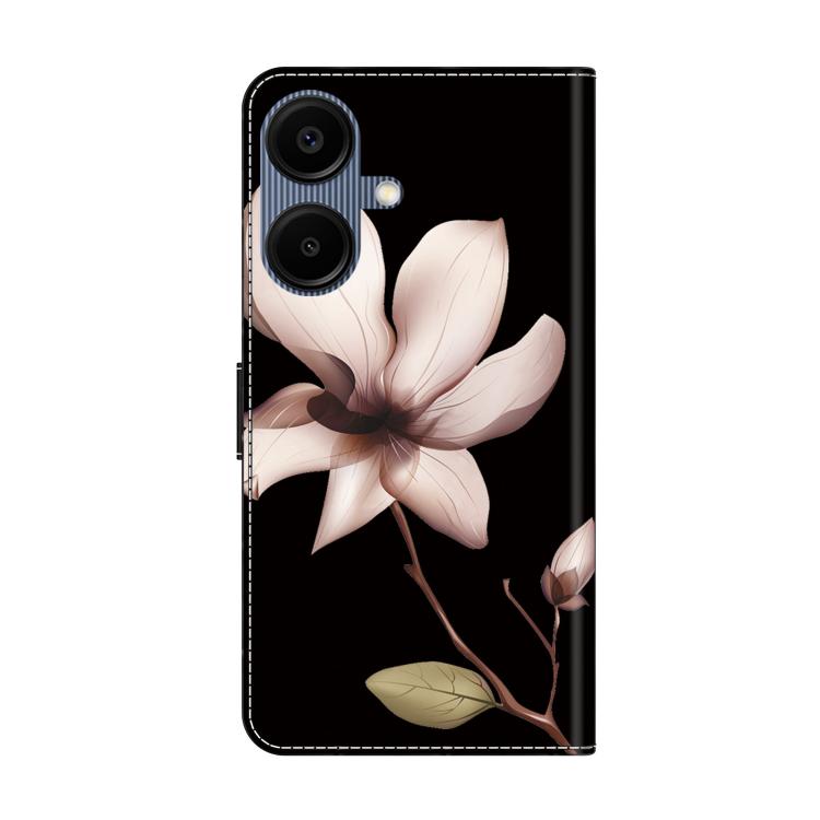 For Samsung Galaxy A06 5G / 4G Crystal-Like Painted Vegan Leather Phone Case