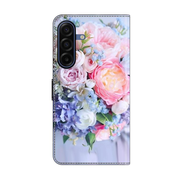 For Samsung Galaxy A17 5G / 4G Crystal-Like Painted Vegan Leather Phone Case