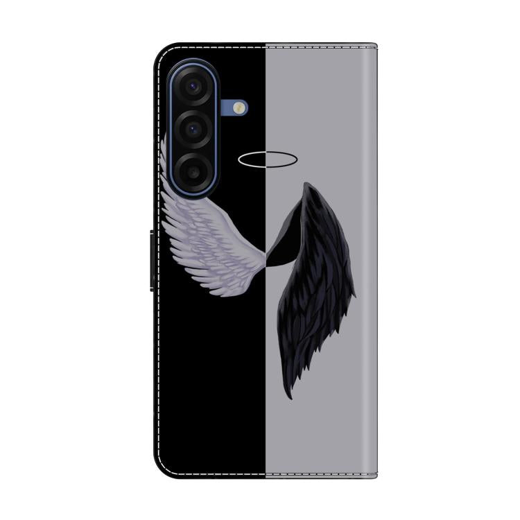 For Samsung Galaxy A17 5G / 4G Crystal-Like Painted Vegan Leather Phone Case