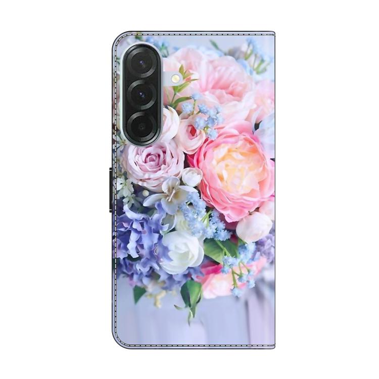 For Samsung Galaxy A26 5G/A36 5G/A56 5G Crystal-Like Painted Vegan Leather Phone Case