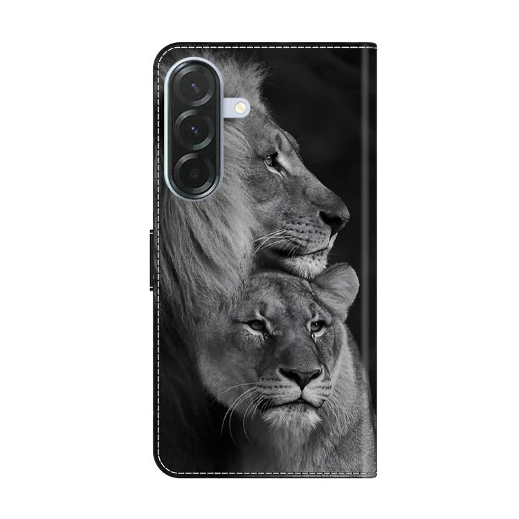For Samsung Galaxy A26 5G/A36 5G/A56 5G Crystal-Like Painted Vegan Leather Phone Case