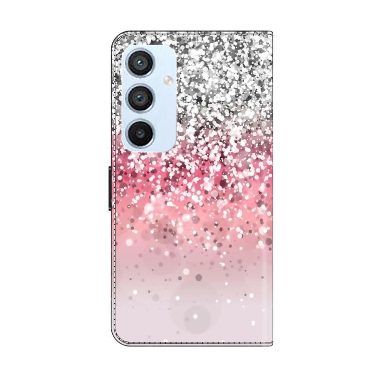 For Samsung Galaxy A54 5G Crystal-Like Painted Vegan Leather Phone Case
