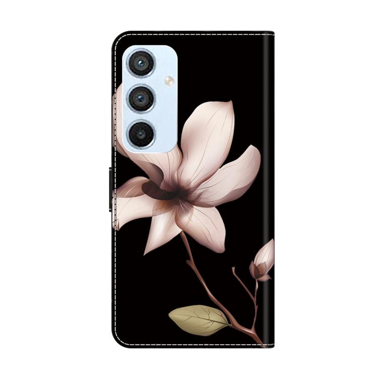 For Samsung Galaxy A54 5G Crystal-Like Painted Vegan Leather Phone Case