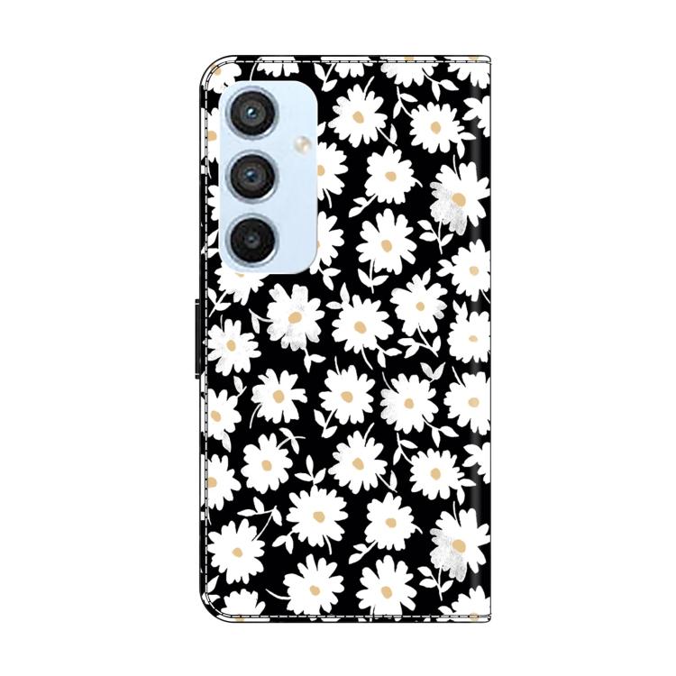 For Samsung Galaxy A54 5G Crystal-Like Painted Vegan Leather Phone Case