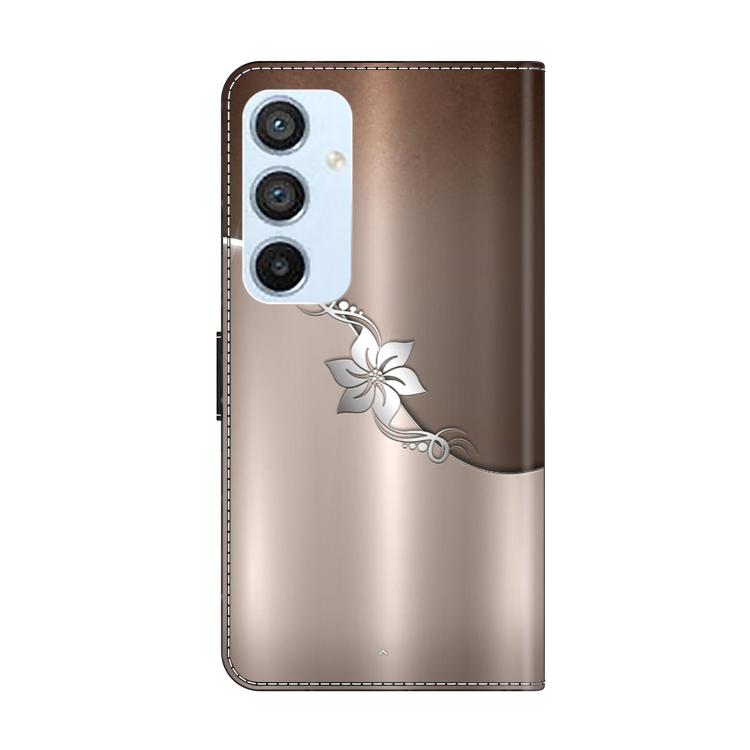 For Samsung Galaxy A54 5G Crystal-Like Painted Vegan Leather Phone Case