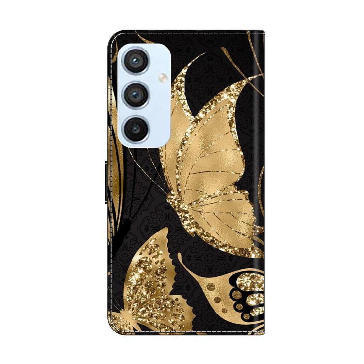 For Samsung Galaxy A54 5G Crystal-Like Painted Vegan Leather Phone Case