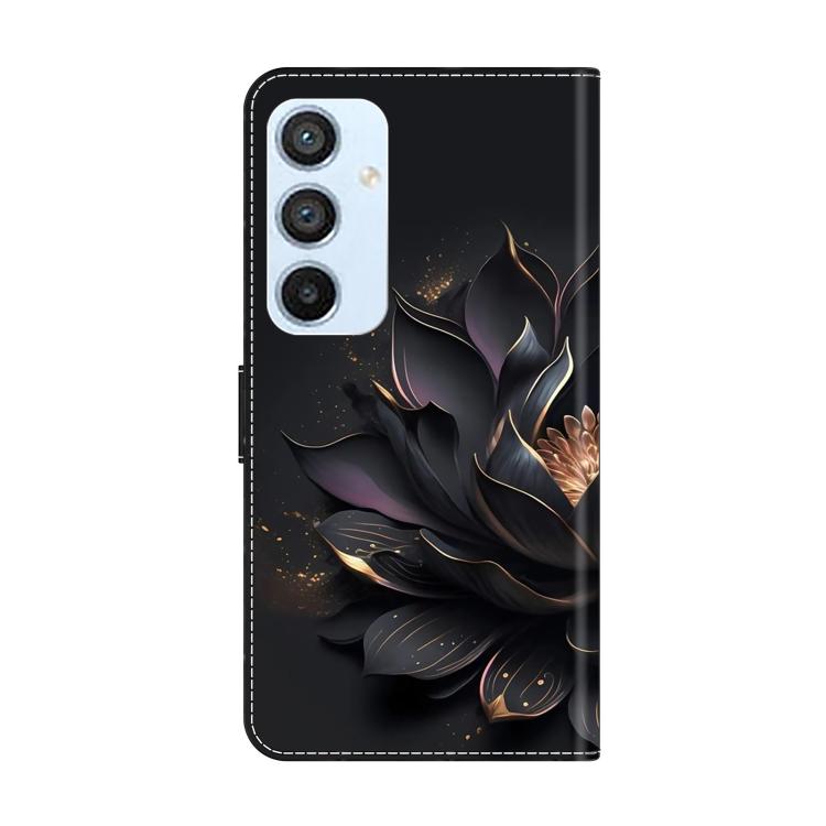 For Samsung Galaxy A54 5G Crystal-Like Painted Vegan Leather Phone Case