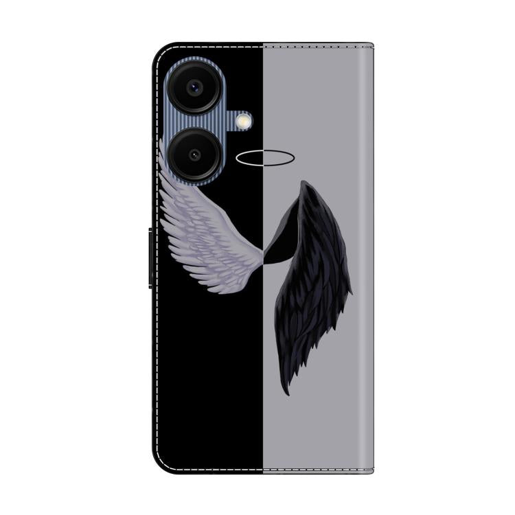 For Samsung Galaxy A07 5G / 4G Crystal-Like Painted Vegan Leather Phone Case